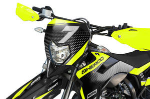 Kit pegatinas Sherco 50cc 2017-2025 Edición Plata | pegatinas para moto | personalización 50cc | armysctv