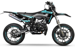 Kit pegatinas Sherco 50cc 2017-2025 Edición Plata | pegatinas para moto | personalización 50cc | armysctv