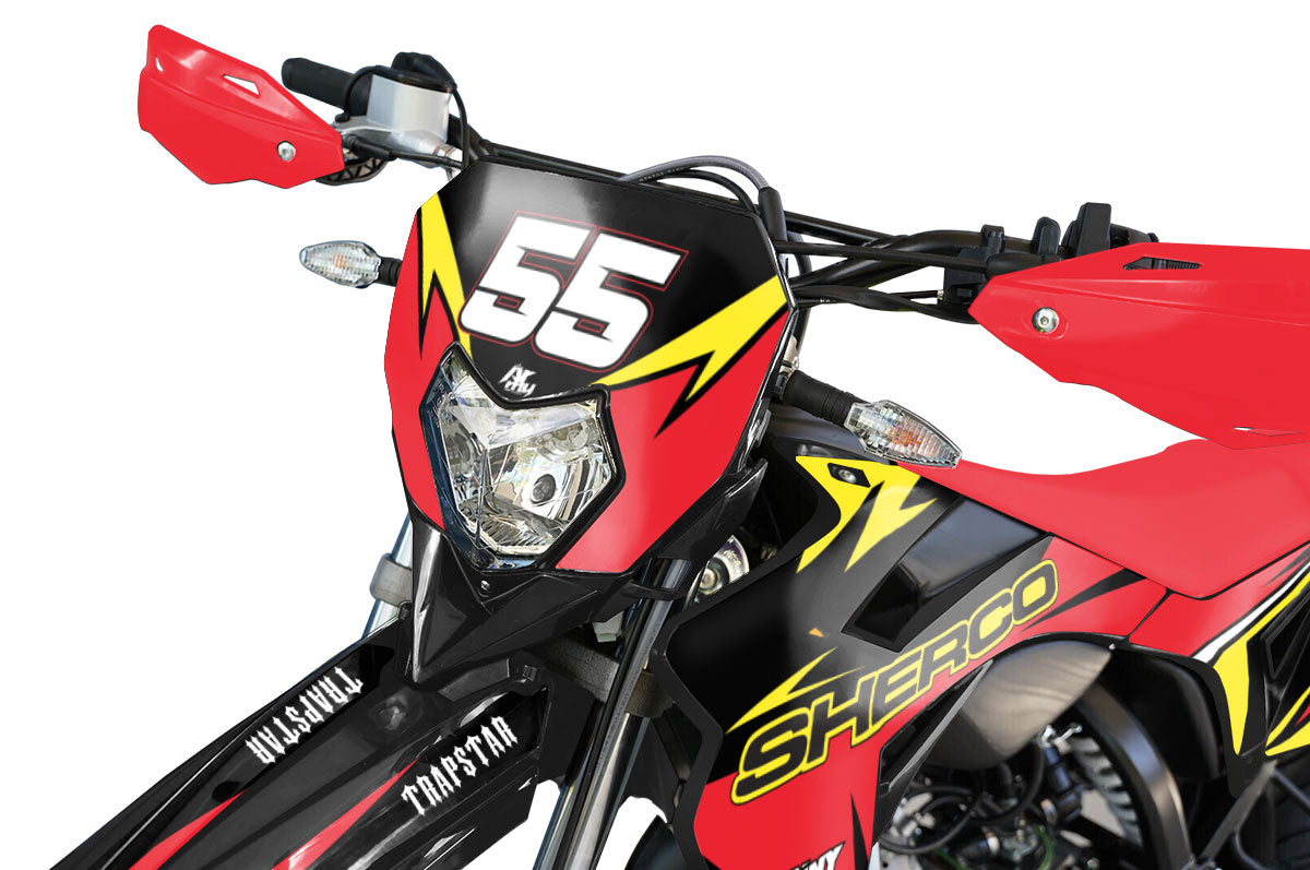 Kit pegatinas Sherco 50cc 2017-2025 Army Stream | pegatinas para moto | personalización 50cc | armysctv