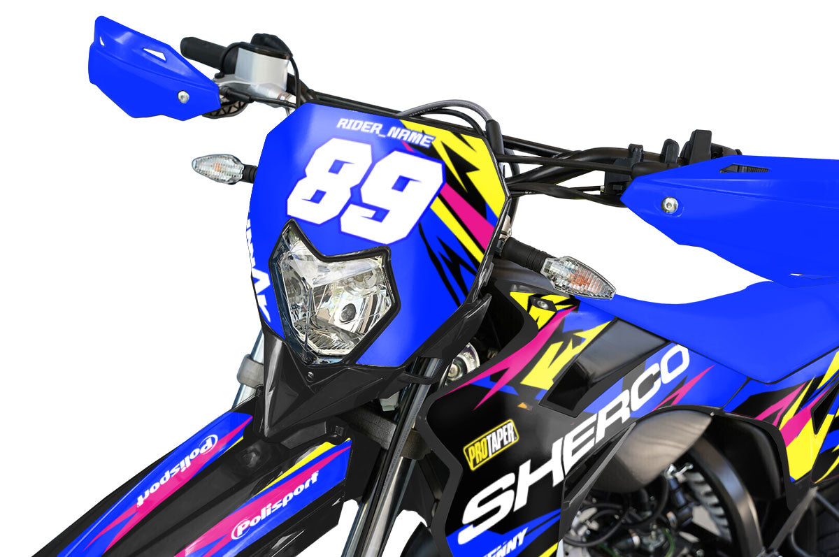 Dekor kit Sherco 50cc 2017-2025 Army Tacker | Motorradaufkleber | Personalisierung 50cc | armysctv