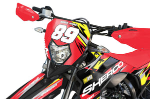 Dekor kit Sherco 50cc 2017-2025 Army Tacker | Motorradaufkleber | Personalisierung 50cc | armysctv