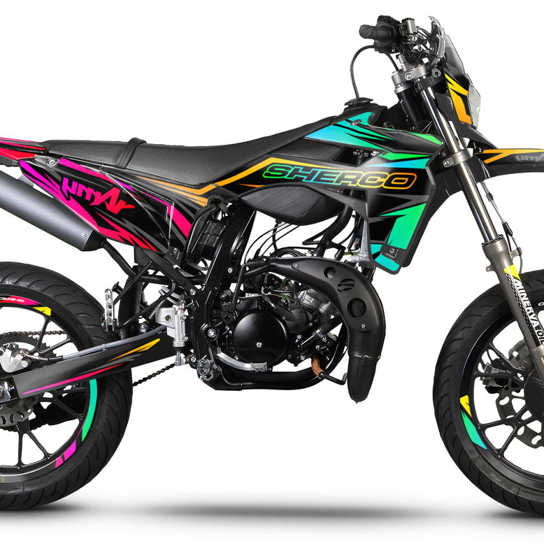 Kit pegatinas Sherco 50cc 2017-2025 Army Eclipse | pegatinas para moto | personalización 50cc | armysctv