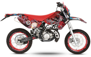 Kit déco Sherco HRD 50cc 2006-2012 Army Arigato | autocollants moto | personnalisation 50cc | armysctv