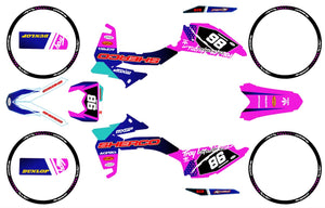 Kit déco Sherco 50cc 2017-2025 Troy Design | autocollants moto | personnalisation 50cc | armysctv