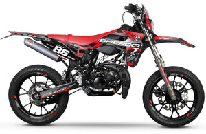 Dekor kit Sherco 50cc 2017-2025 Frost Racing | Motorradaufkleber | Personalisierung 50cc | armysctv