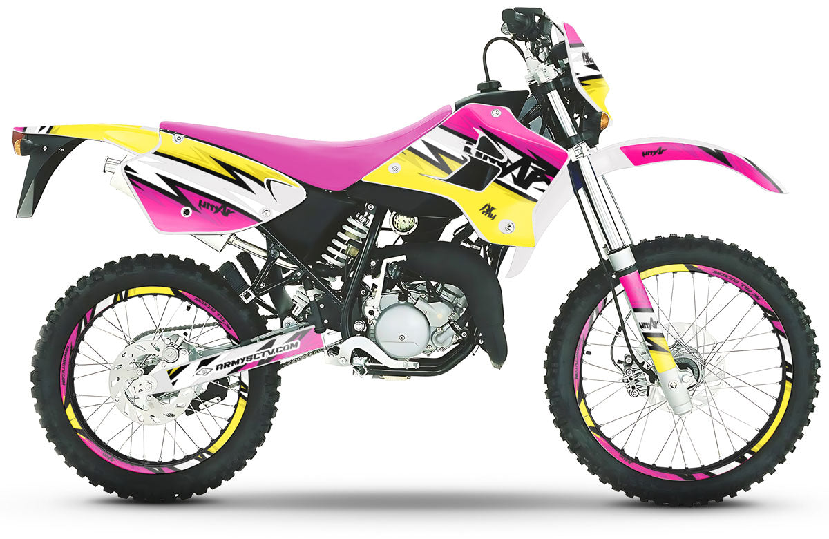 Kit pegatinas Sherco HRD 50cc 1998-2005 Victoria del Ejército | pegatinas para moto | personalización 50cc | armysctv
