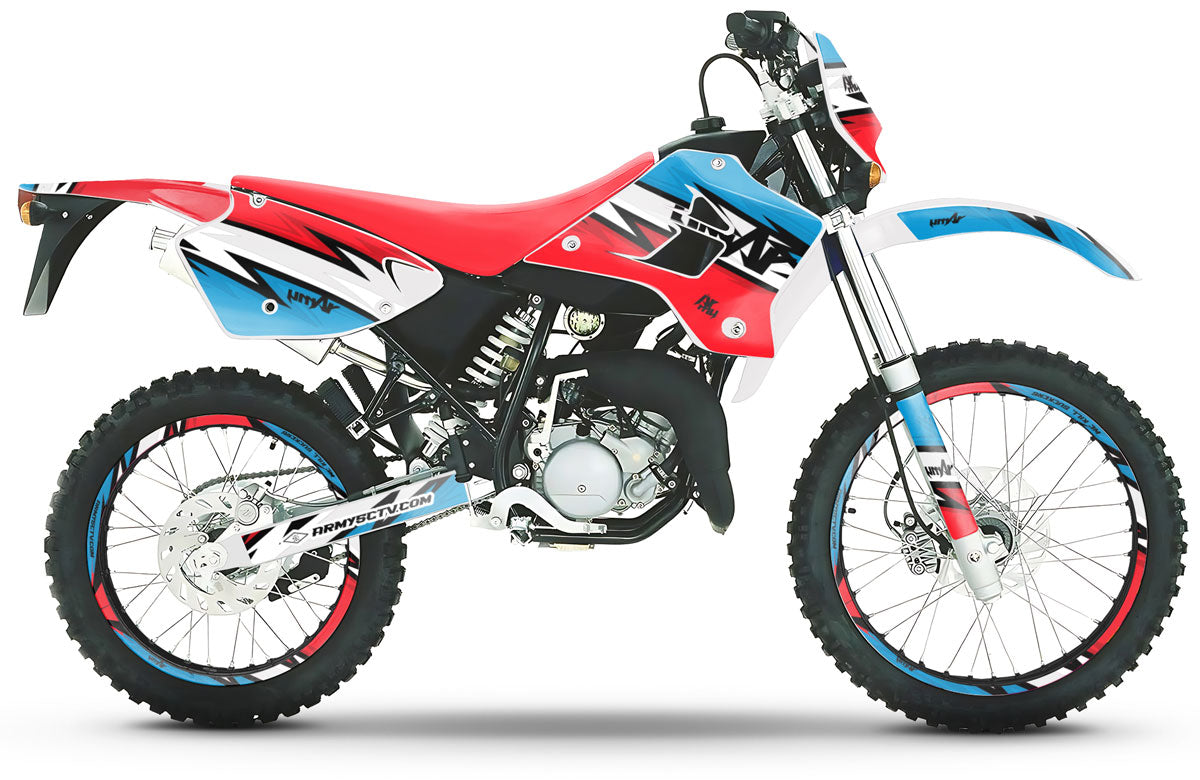 Kit déco Sherco HRD 50cc 1998-2005 Army Victory | autocollants moto | personnalisation 50cc | armysctv