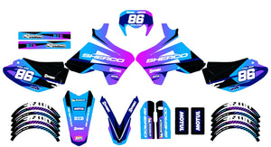 Kit déco Sherco HRD 50cc 2006-2012 Army Blast | autocollants moto | personnalisation 50cc | armysctv