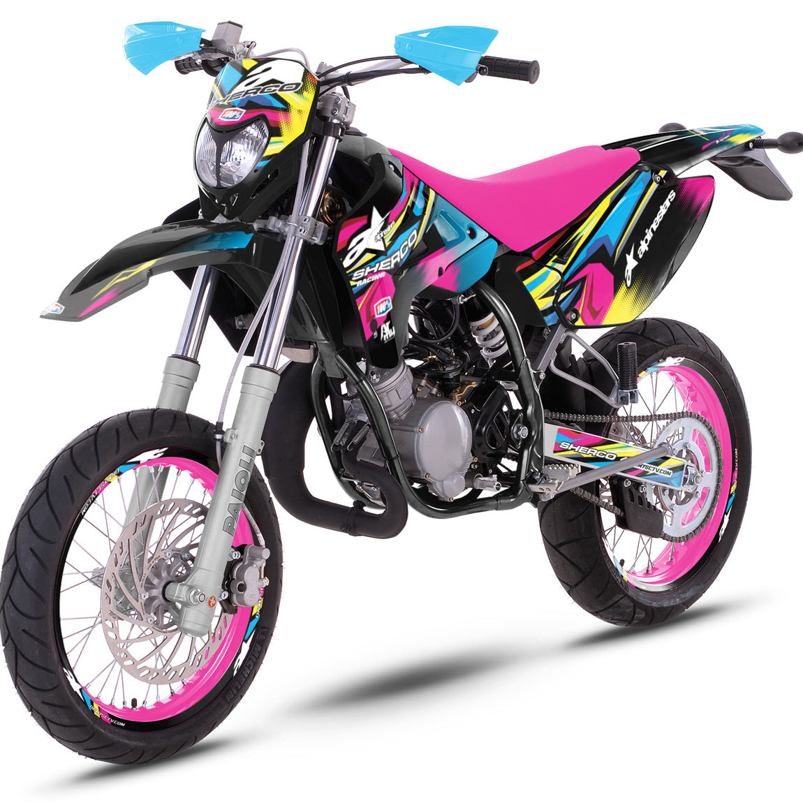 Kit déco Sherco HRD 50cc 2006-2012 Army CMYK | autocollants moto | personnalisation 50cc | armysctv
