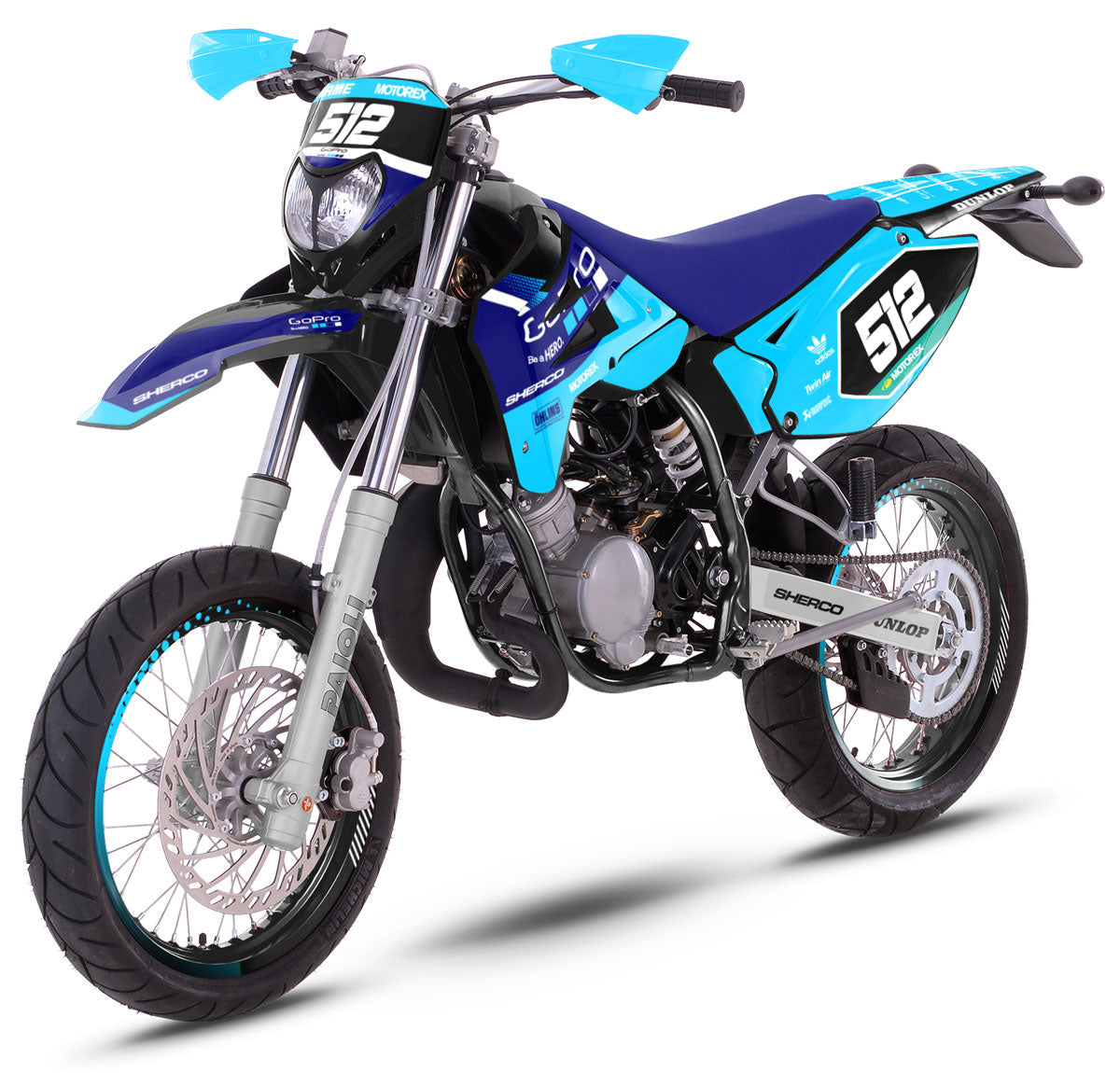 50cc Graphics kit Sherco HRD 2006-2012 GoPro | motorcycle stickers | 50cc customization | armysctv