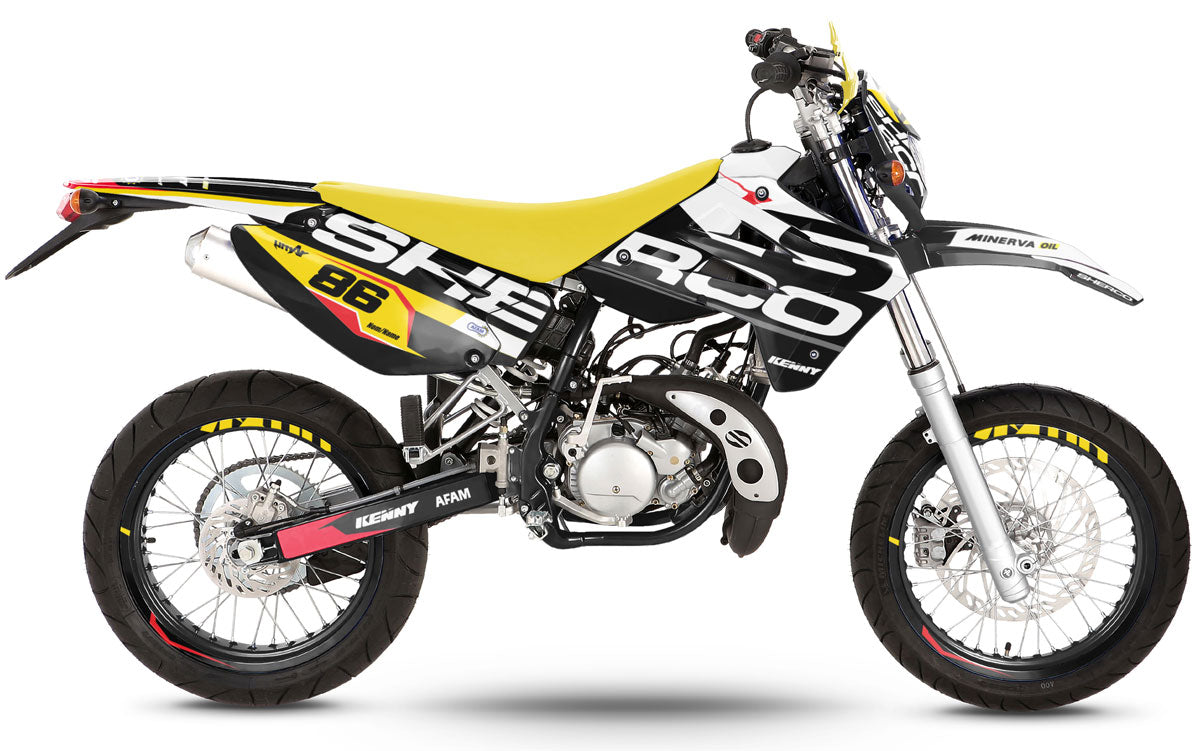 Kit déco Sherco HRD 50cc 2006-2012 Army Kainam | autocollants moto | personnalisation 50cc | armysctv