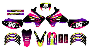 Kit déco Sherco HRD 50cc 2006-2012 Army Neon | autocollants moto | personnalisation 50cc | armysctv