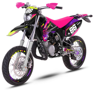 Kit déco Sherco HRD 50cc 2006-2012 Army Neon | autocollants moto | personnalisation 50cc | armysctv