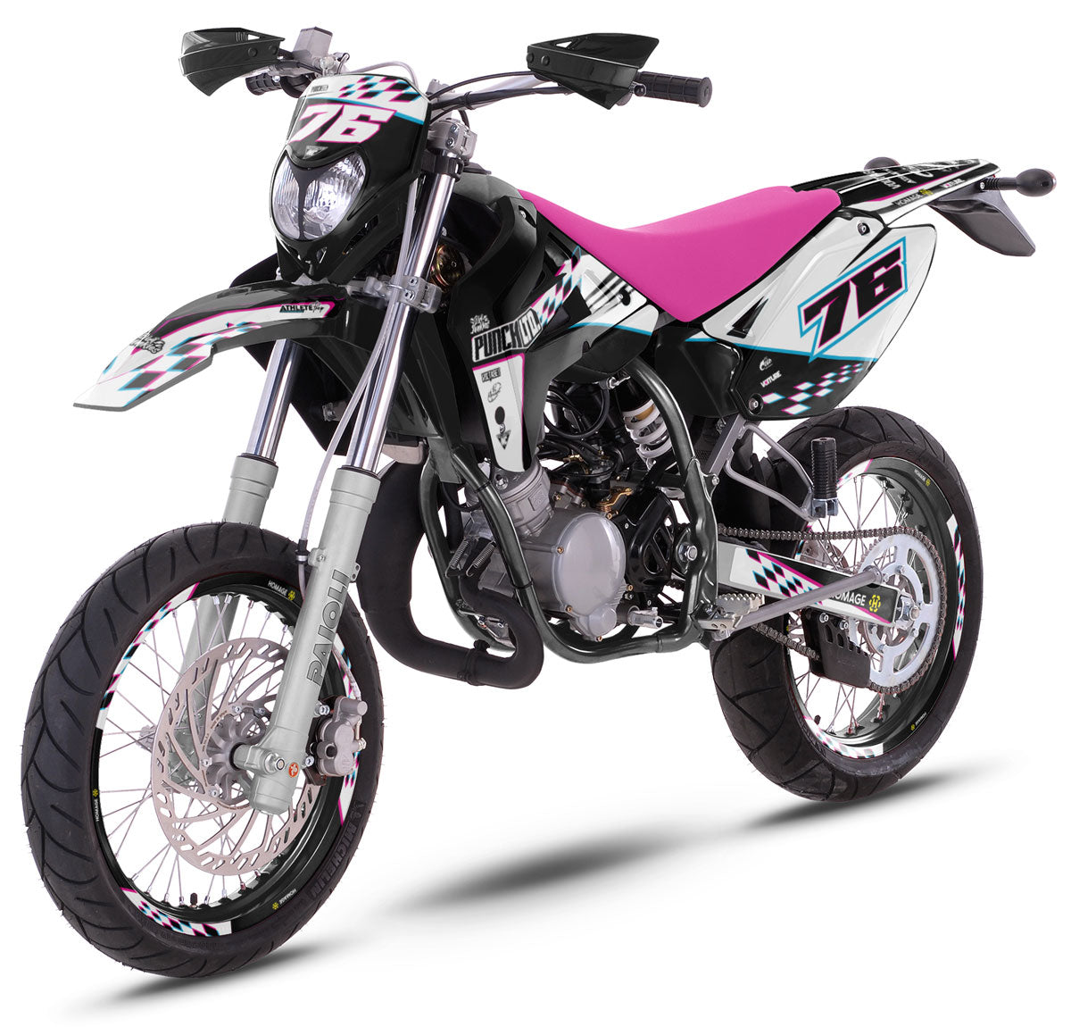 Kit pegatinas 50cc Sherco HRD 2006-2012 Army Punch | pegatinas para moto | personalización 50cc | armysctv