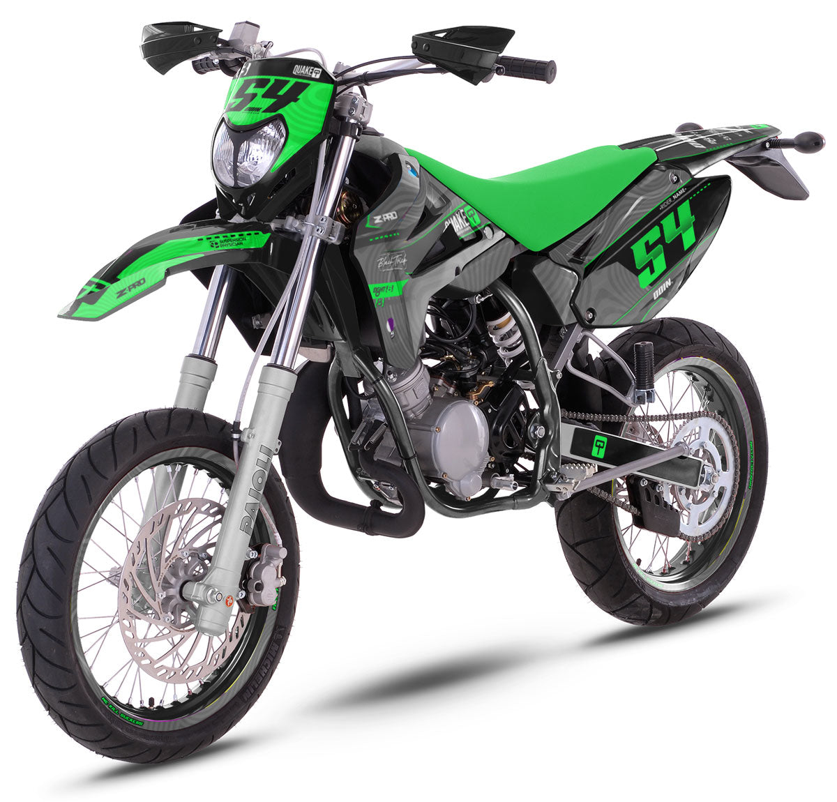 Dekor kit 50cc Sherco HRD 2006-2012 Army Quake | Motorradaufkleber | 50cc Personalisierung | armysctv