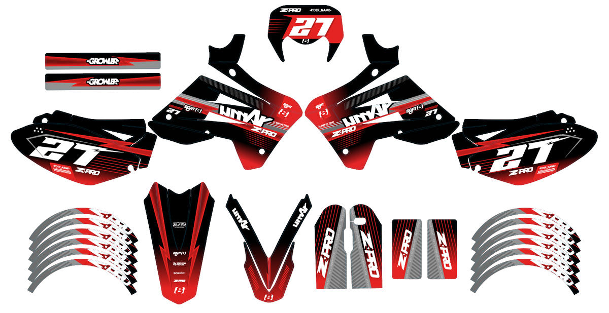 Dekor kit 50cc Sherco HRD 2006-2012 Armee Siebte | Motorradaufkleber | Personalisierung 50cc | armysctv
