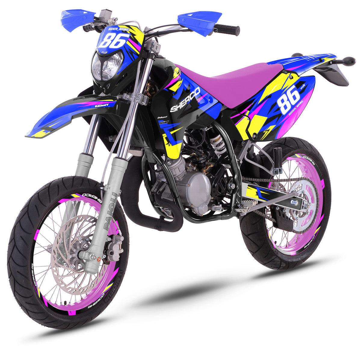 Dekor kit 50cc Sherco HRD 2006-2012 Army Tacker | Motorradaufkleber | Personalisierung 50cc | armysctv