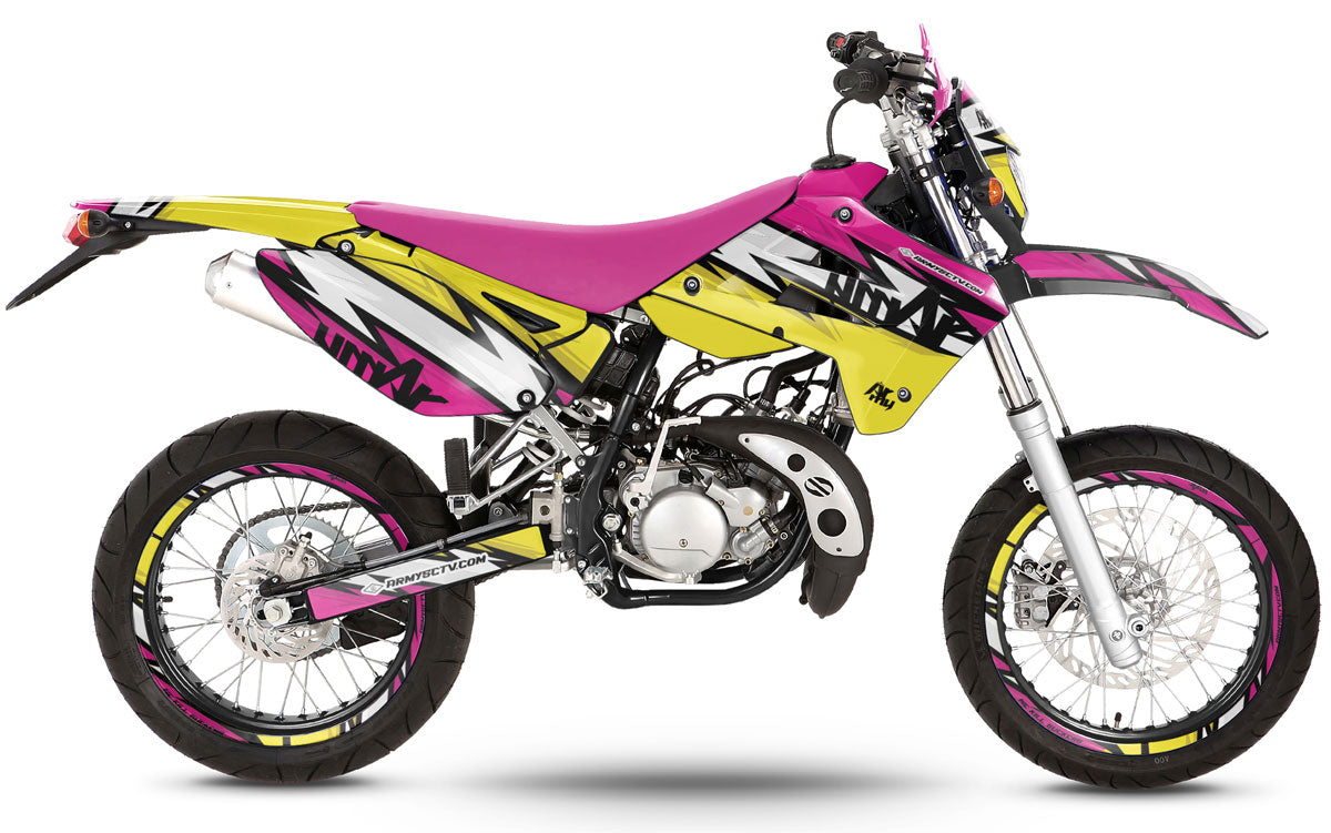 Kit déco 50cc Sherco HRD 2006-2012 Army Victory | autocollants moto | personnalisation 50cc | armysctv