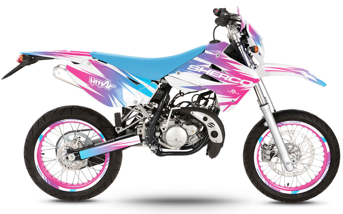 Kit déco 50cc Sherco HRD 2006-2012 Army Xfast | autocollants moto | personnalisation 50cc | armysctv