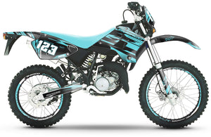 Dekor kit Sherco HRD 50cc 1998-2005 Traum | Motorradaufkleber | Personalisierung 50cc | armysctv