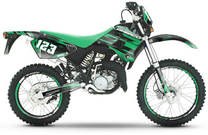 Dekor kit Sherco HRD 50cc 1998-2005 Traum | Motorradaufkleber | Personalisierung 50cc | armysctv