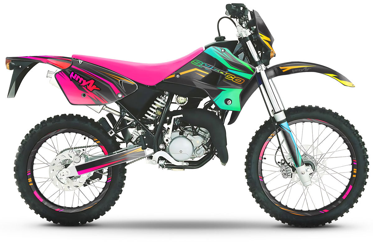 Graphics kit Sherco HRD 50cc 1998-2005 Eclipse | motorcycle stickers | 50cc customization | armysctv