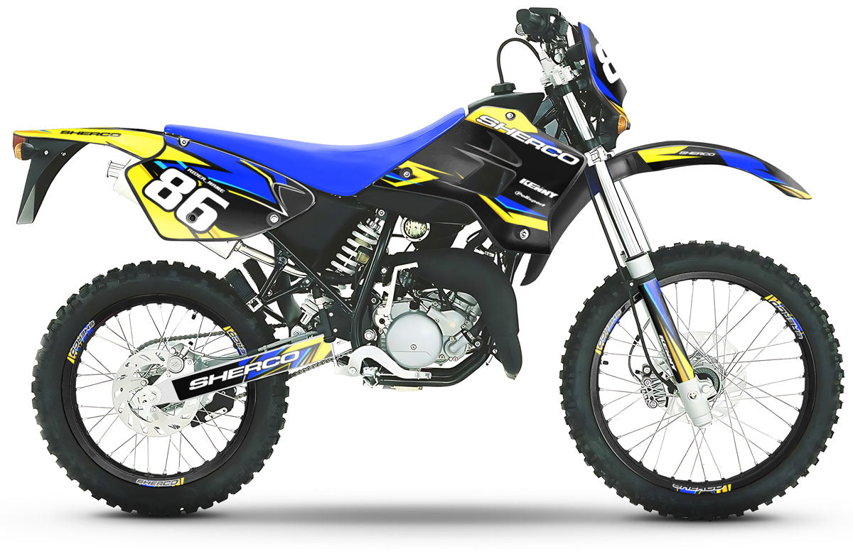 Kit déco Sherco HRD 50cc 1998-2005 Finder | autocollants moto | personnalisation 50cc | armysctv