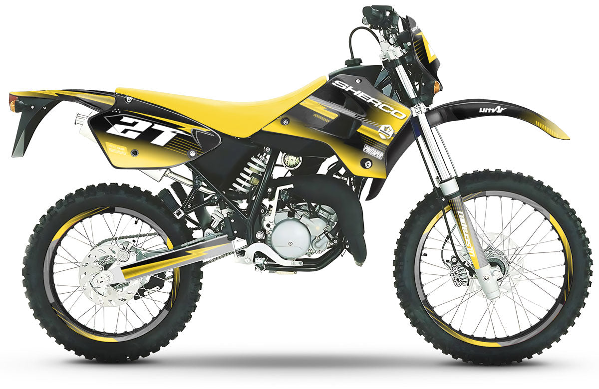 Kit pegatinas Sherco HRD 50cc 1998-2005 Séptimo | pegatinas para moto | personalización 50cc | armysctv