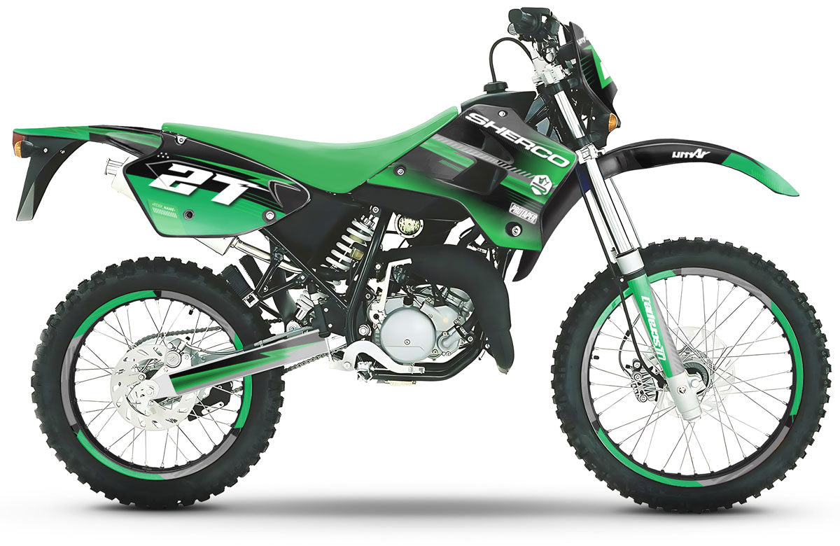 Kit pegatinas Sherco HRD 50cc 1998-2005 Séptimo | pegatinas para moto | personalización 50cc | armysctv