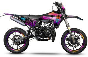 Dekor kit Sherco 50cc 2017-2025 Miami | Motorradaufkleber | Personalisierung 50cc | armysctv