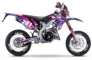 Kit pegatinas 50cc Valenti Racing SM Blast | pegatinas para moto | personalización 50cc | armysctv