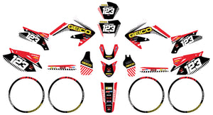 50cc Graphics kit Vent Derapage 2021-2022 Geico | motorcycle stickers | 50cc customization | armysctv