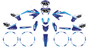 50cc Graphics kit Vent Derapage 2021-2022 Army Missile | motorcycle stickers | 50cc customization | armysctv