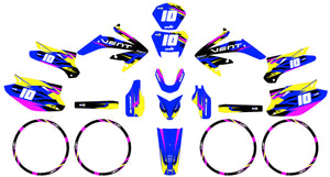 50cc Graphics kit Vent Derapage 2021-2022 Army Tacker | motorcycle stickers | 50cc customization | armysctv