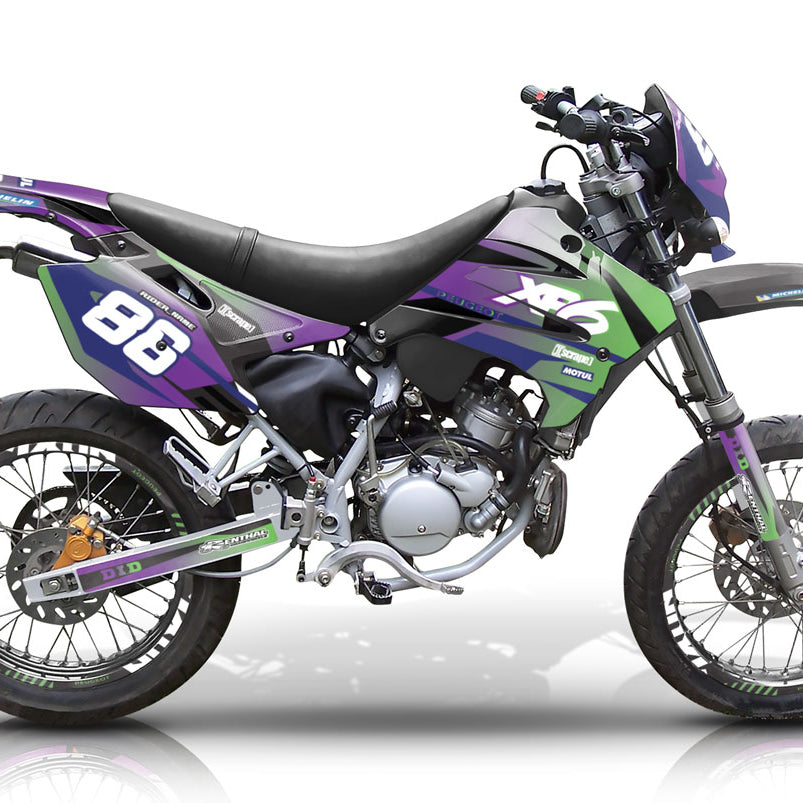 Dekor kit 50cc Peugeot XP6 2004-2010 Blast | Motorradaufkleber | 50cc Personalisierung | armysctv