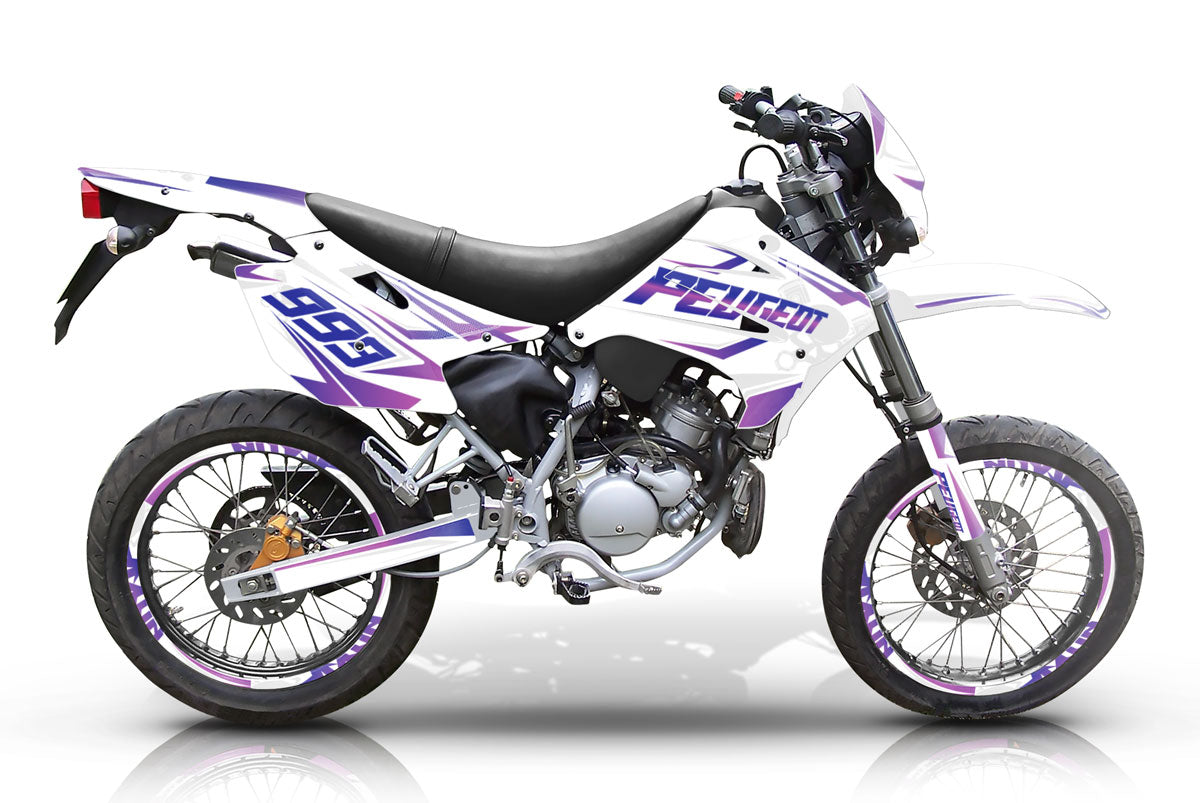 50cc Graphics kit Peugeot XP6 2004-2010 Cold | motorcycle stickers | 50cc customization | armysctv