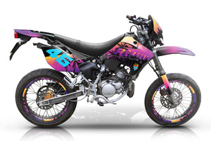 Dekor kit 50cc Peugeot XP6 2004-2010 Miami | Motorradaufkleber | 50cc Personalisierung | armysctv