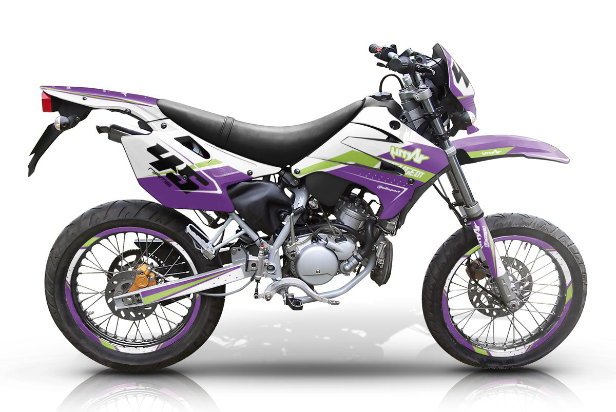 Dekor kit 50cc Peugeot XP6 2004-2010 Rakete | Motorradaufkleber | 50cc Personalisierung | armysctv
