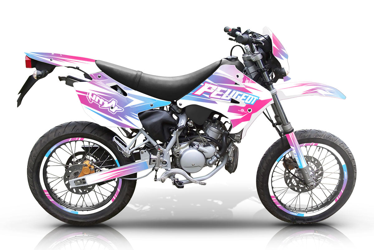 Dekor kit 50cc Peugeot XP6 2004-2010 X-Fast | Motorradaufkleber | Personalisierung 50cc | armysctv