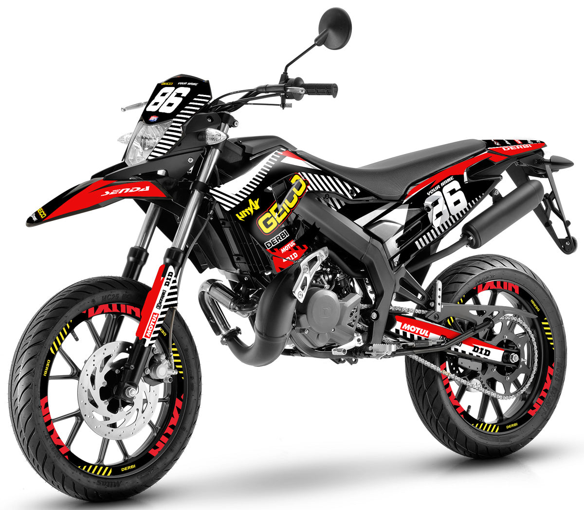 Graphic decals Derbi 50cc - Unique and premium customization – armysctv