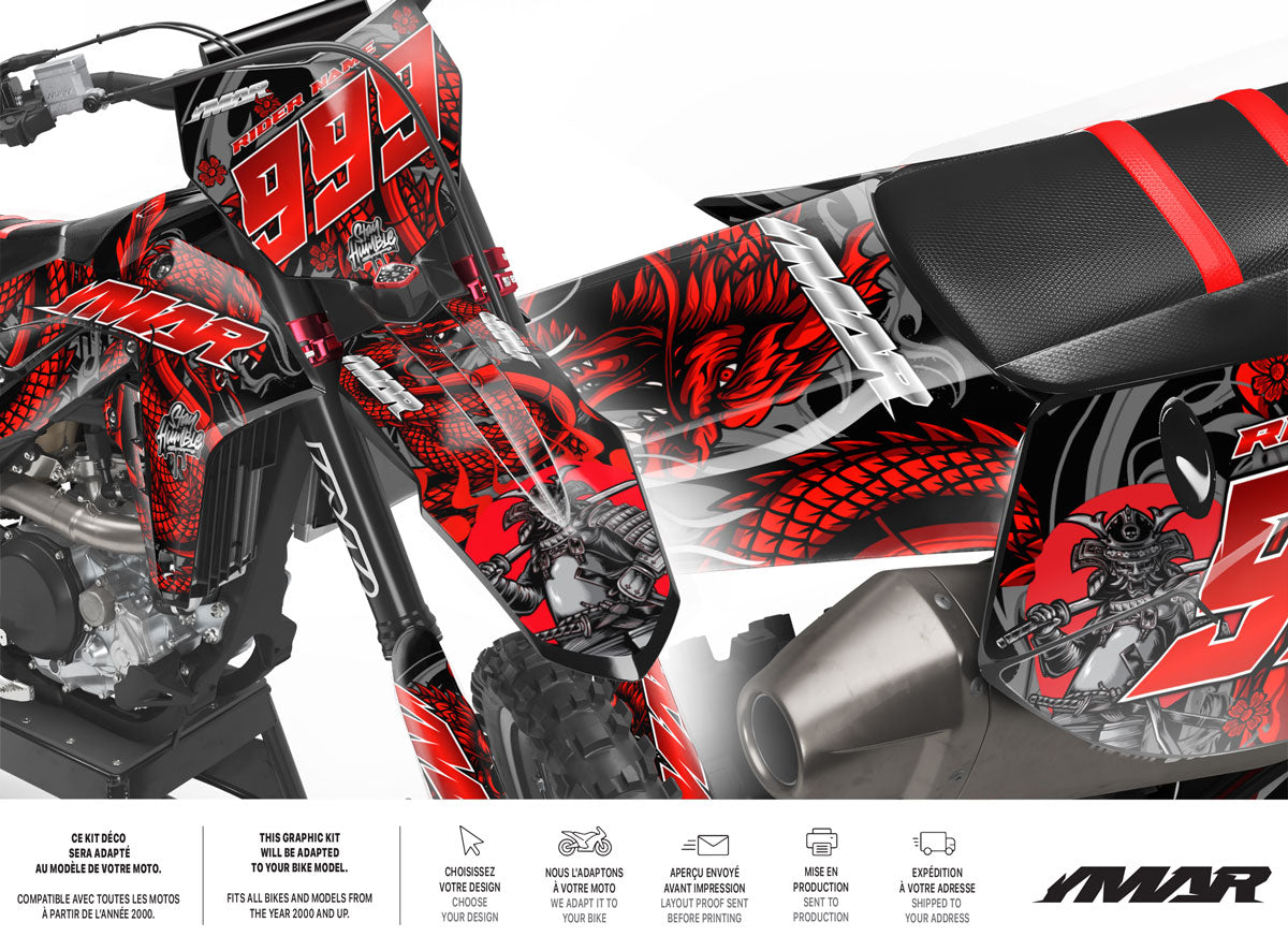 Kit Déco Motocross Personnalisé – Designs Premium pour Toutes les Marques