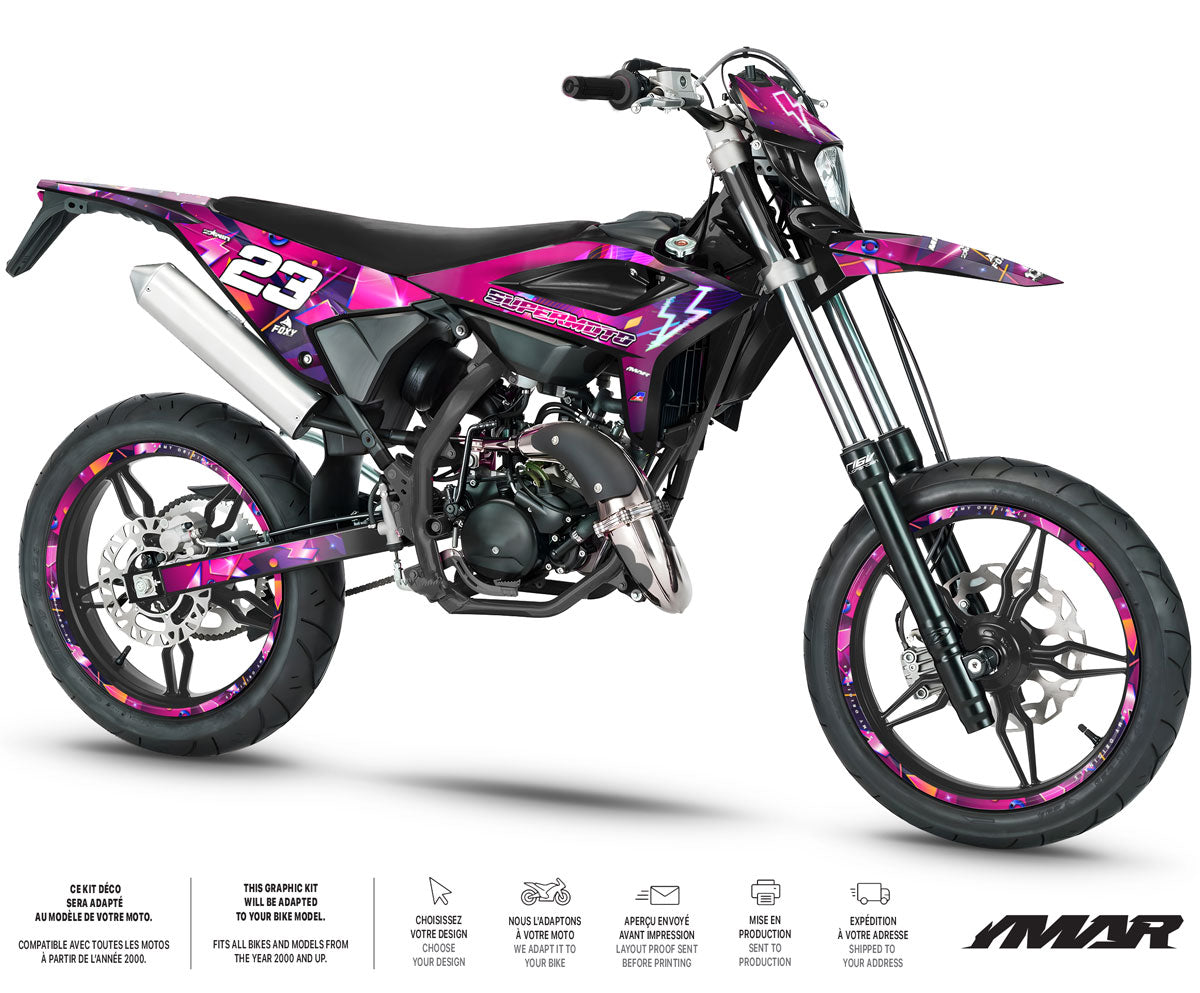 Kit déco Beta 50cc RR 2021-2025 Lightning