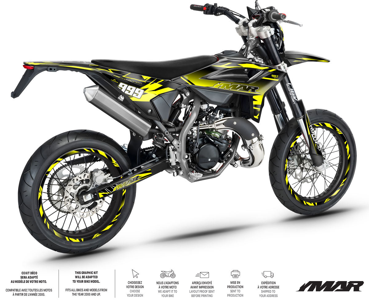 Graphics kit Beta 50cc RR 2021-2025 Eighth