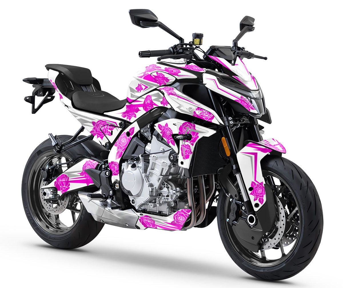 Kit déco CF Moto 675 NK 2025-2026 Flower Power