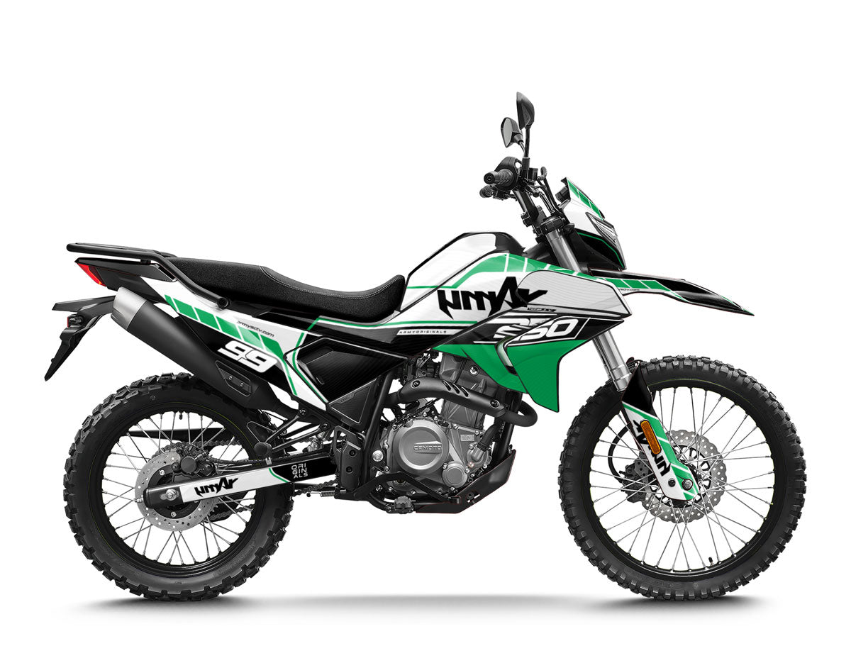 Kit déco CF Moto 250 Dual 2026 Yello