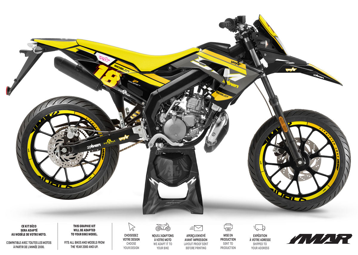 Kit pegatinas 50cc Derbi Senda xtreme 2018-2025 Mooney VR46