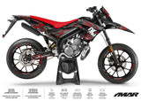 Dekor kit 50cc Derbi Senda xtreme 2018-2025 Army Redrum
