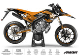 50cc Graphics kit Derbi Senda xtreme 2018-2025 Yoshi
