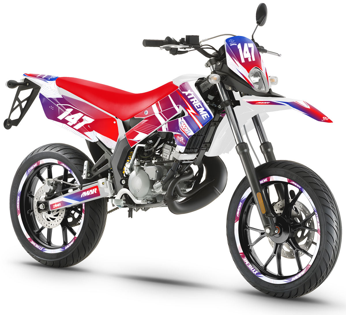 Kit pegatinas 50cc Derbi Senda xtreme 2011-2017 Army France