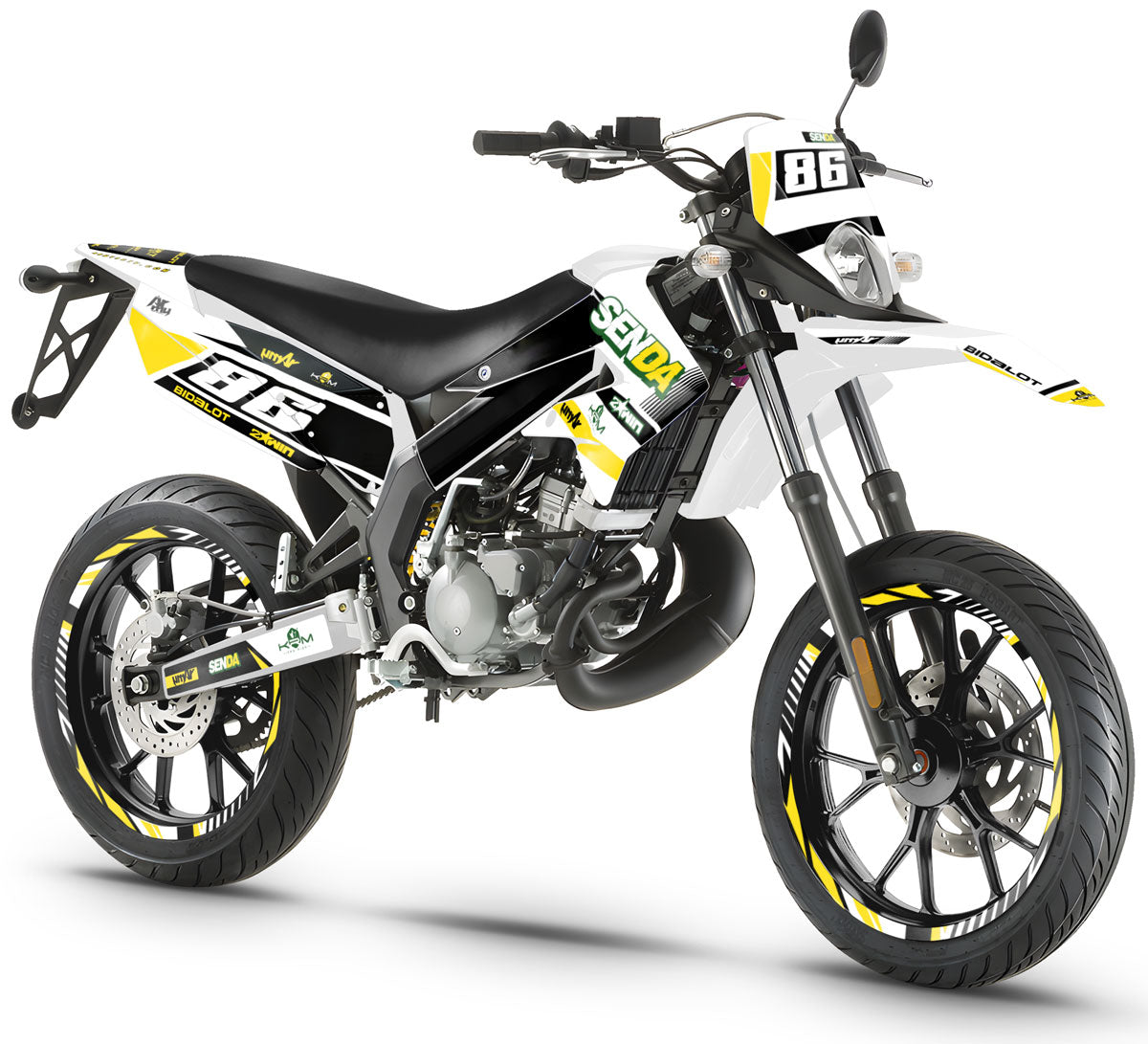 Kit pegatinas 50cc Derbi Senda xtreme 2011-2017 ¡Envíalo!